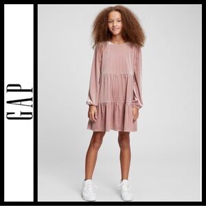 Gap Tiered Velvet Dress